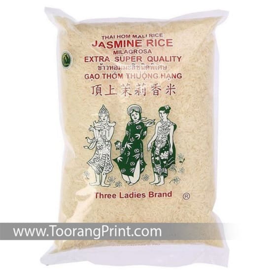 طراحی و بسته بندی کیسه برنج
