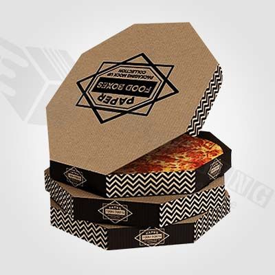جعبه پیتزا گرد، خرید جعبه پیتزا چاپ شده 