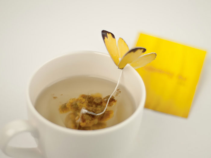  ایده بسته بندی چای کیسه ای پروانه ای