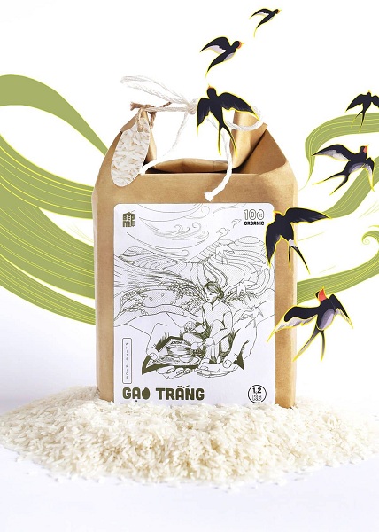 بسته بندی کاغذی برای صادرات برنج، بسته بندی کاغذی برنج، پاکت کرافت برای بسته بندی برنج