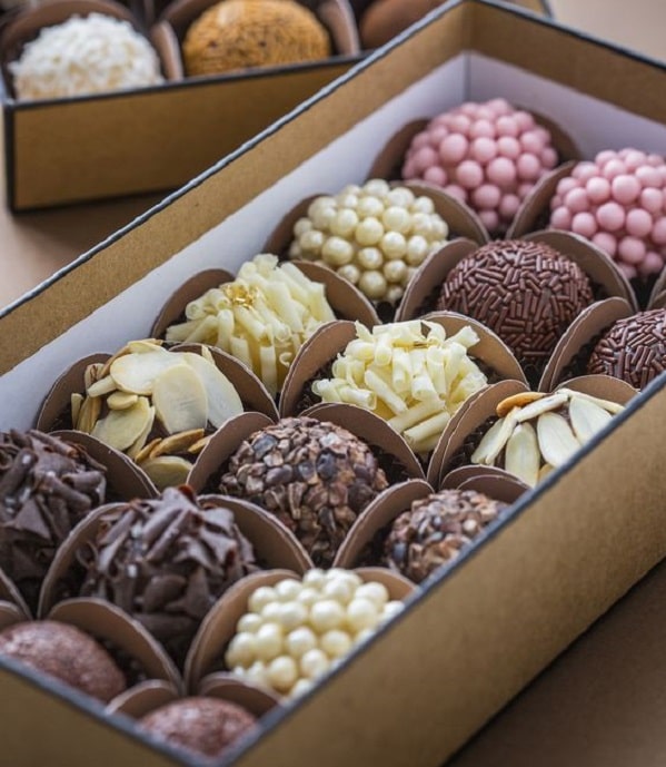 'جعبه بسته بندی شکلات خانگی